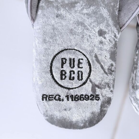 NWT Puebco Velvet Slipper in Silver - Picture 6 of 6